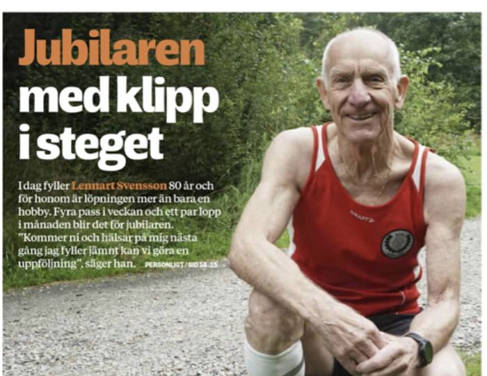 Lennart Svensson fyller 80 år